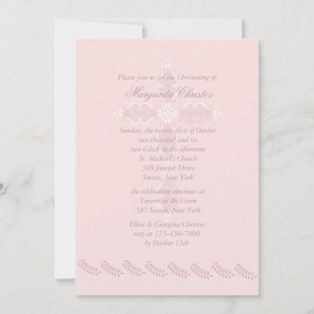 Convite espiritual da impressão (Frente)