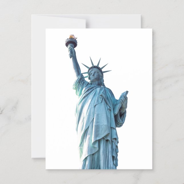 Convite Estátua da liberdade (Frente)