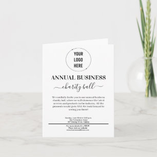 Convite evento empresarial minimalista