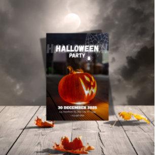 Convite Excêntrico e Chic para Festa de Halloween