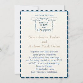 Convite exclusivo para Chuppah