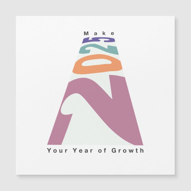 Convite Faça de 2025 seu ano de crescimento (Frente)