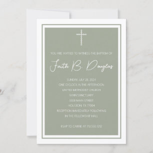 Convite Faith Baptism