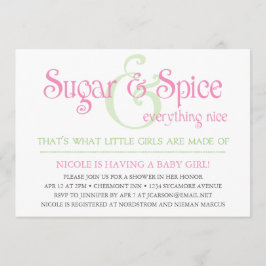 Convite feito sob encomenda do chá do bebé do