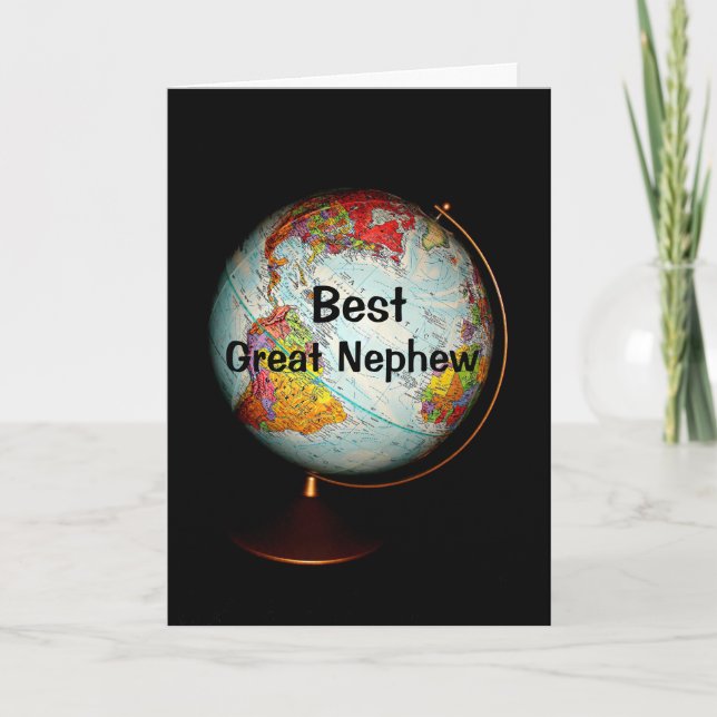 Convite Feliz Aniversário Ao Melhor Sobrinho Neto do Mundo (Frente)