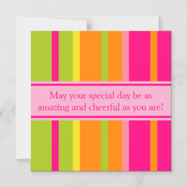 Convite Feliz Aniversário Elegante Personalizado e Feliz