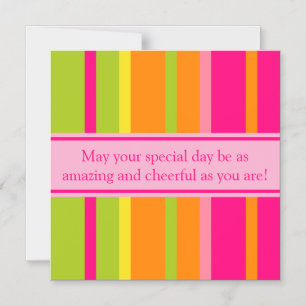Convite Feliz Aniversário Elegante Personalizado e Feliz
