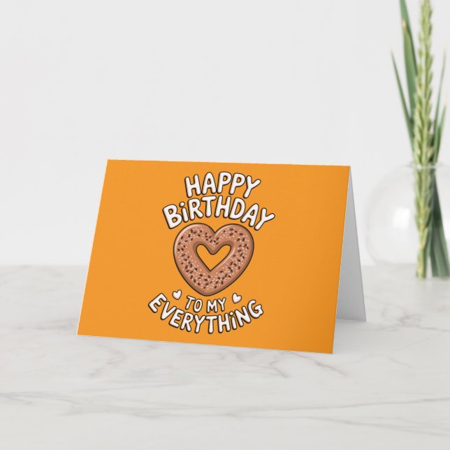 Convite Feliz Aniversário Para Namorado Para Comida Namora (Frente)