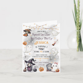 Convite Feliz Boo Ghost Halloween