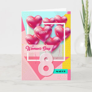 Convite Feliz Dia das Mulheres! 8 de março Feriado Interna