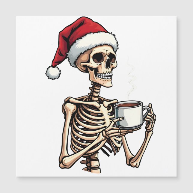 Convite Feliz Halloween Esfregando Papais noeis de Natal (Frente)