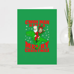 Convite feliz natal papai noel biden kamala harris dinossa