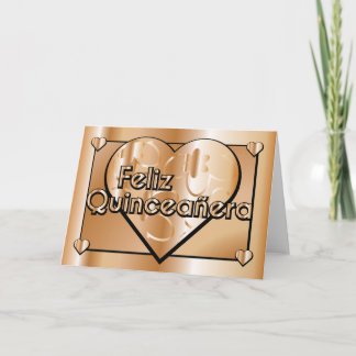 Convite Feliz Quinceañera - 15o aniversário feliz
