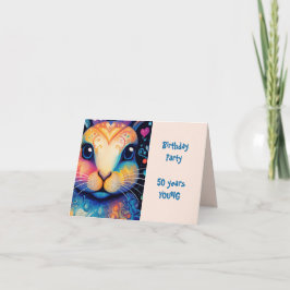 Convite Festa de aniversário do Adulto do Coelho Divertido