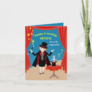 Convite Festa de Aniversário do Mago