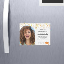 Festa de formatura de estrelas douradas da fotogra