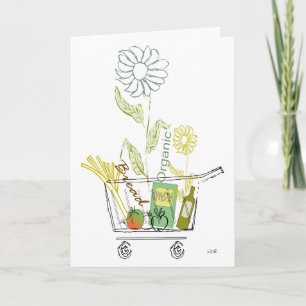 Convite Festa de vamos Coma Bebida Engraçado Comida Orgâni