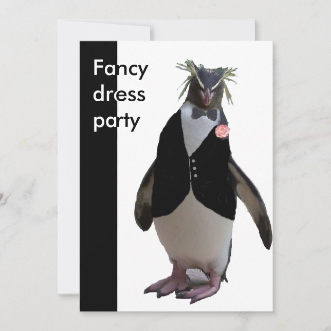 Convite - festa de vestimenta de rico (Frente)