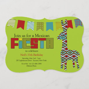 Convite Fiesta Burro