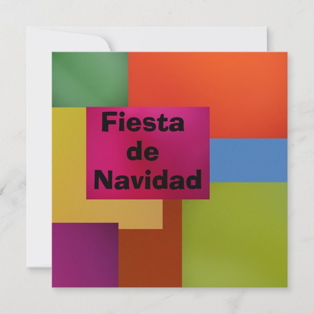 Convite - Fiesta de Navidad (Frente)