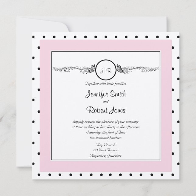 Convite fino do casamento da borboleta das (Frente)