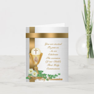 Convite First communion invitation