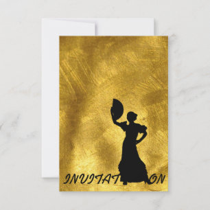 Convite Flamenco Latino Ball Dance