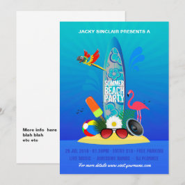 Convite Flamingo Island