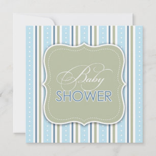 Convite Flat para Chá do Baby Boy