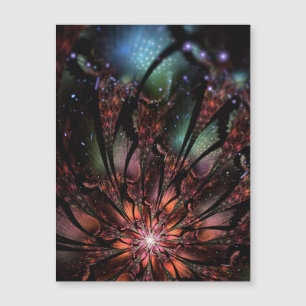 Convite Flor de fantasia fractal macia e tenra