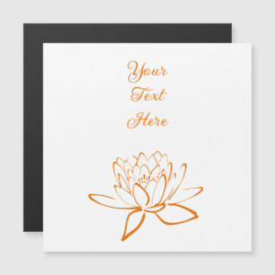 Convite Flor de Lótus Elegante Personalizada