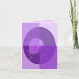 Convite Flor de Primavera rosa e púrpura | Quatro Sombras