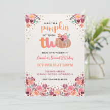 Convite Floral Boho para 2º Aniversário do Pequeno