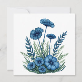 Convite Floral Botânico Elegante