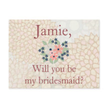 Convite Floral Bridesmaid