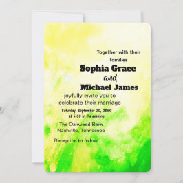 Convite Floral Colorido | Aquarela