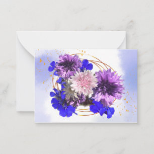 Convite floral de casamento