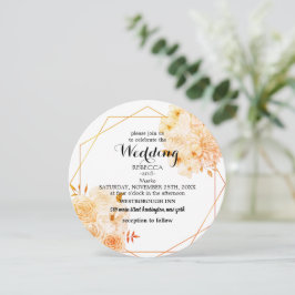Convite floral elegante