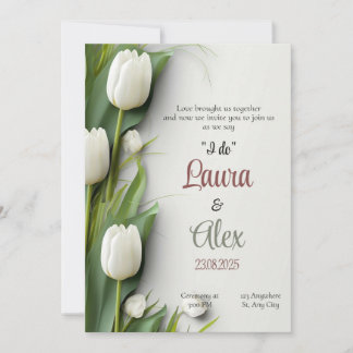 Convite Floral Elegante