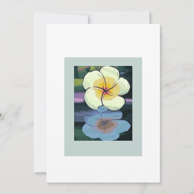 Convite floral. para todas as ocasiões. (Verso)