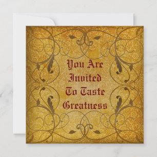 Convite Floral Russo