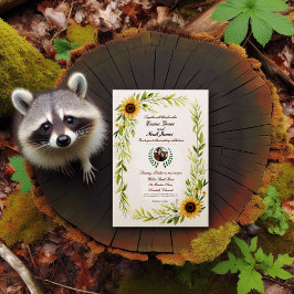 Convite Floral Russo Elegante