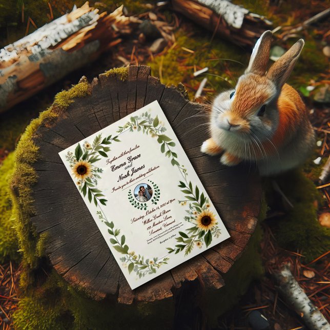 Convite Floral Russo Elegante (Criador carregado)