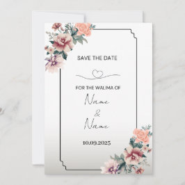 Convite Floral walima