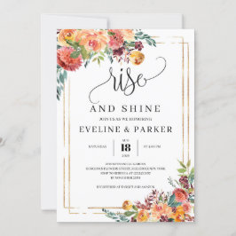 Convite flores de calêndula laranja para subir e b