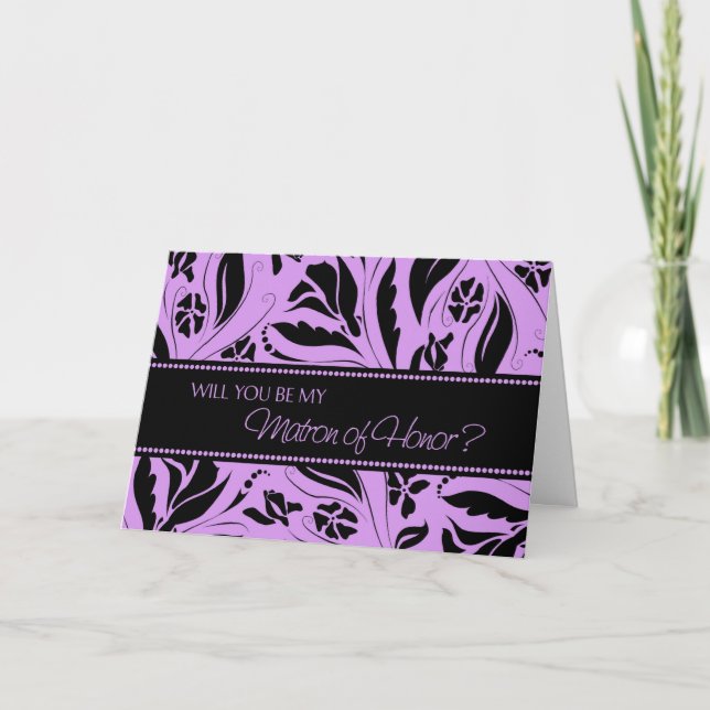 Convite Flores Roxas Carteira de Honra (Frente)