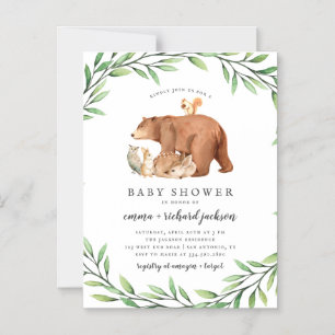 Convite Floresta Florestal de Floresta Florestal Chá de fr