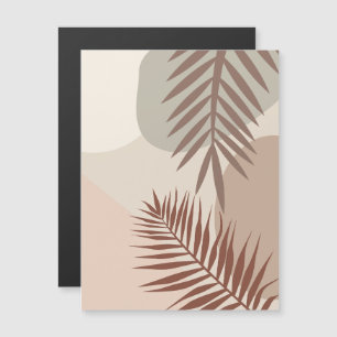Convite Folhas de Palmeira, Arte Geométrica Abstrata Boho