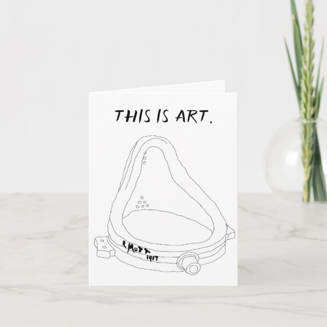 Convite Fonte de Marcel Duchamp R. Mutt 1917 (Frente)