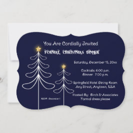 Convite Formal de Natal para Festa Corporativa